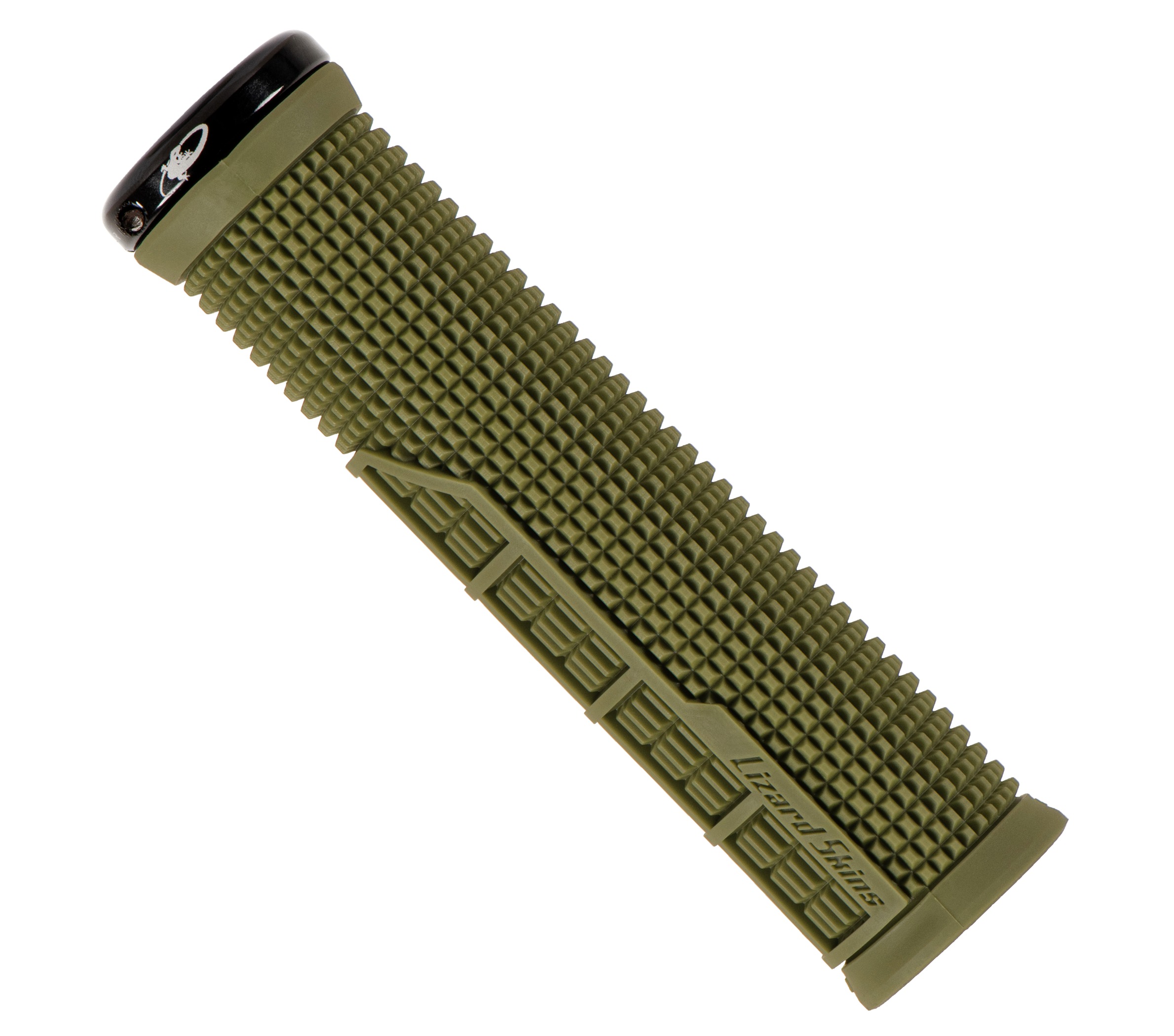 18293-machineloolivegreenslant Lizard Skins Krmilni Ročaj Single-Sided Lock On Machine - Olivno zelena - slika 1