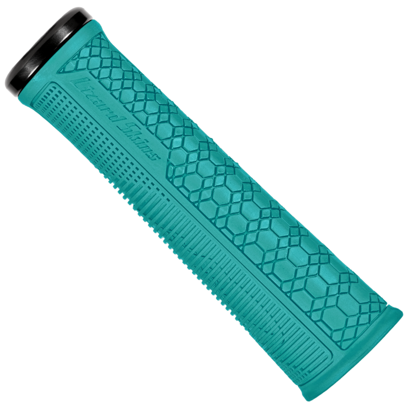 5a06d44b-f622-4d2f-91fc-d94ee36f91de-teal Lizard Skins Krmilni Ročaj Single-Clamp Lock-On Gradient - Teal - slika 1