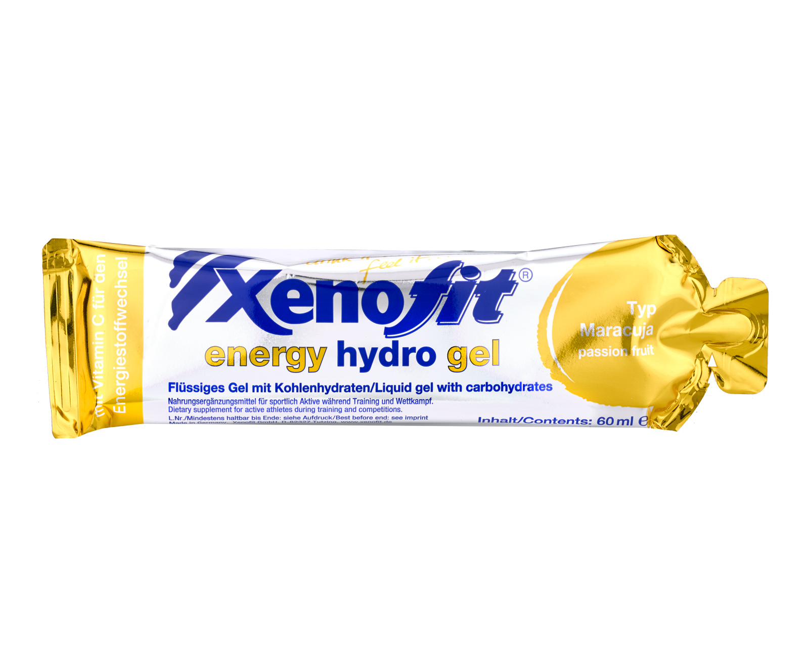 energyhydrogelmaracuja1 Xeonofit Energy Hydro Gel Maracuja 60ml - slika 1