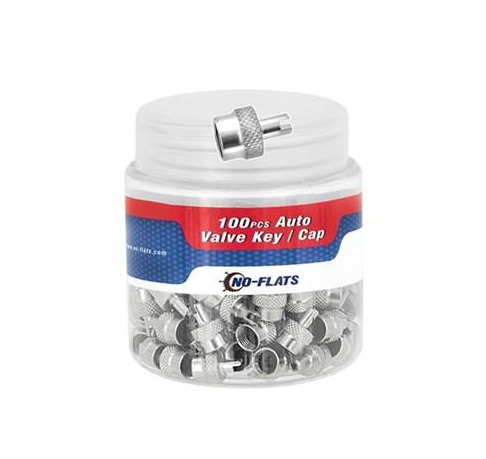 joesnoflatssleutelkapautoventiel100st1 No Flats Auto Valve Key/Cap 100pcs - slika 1
