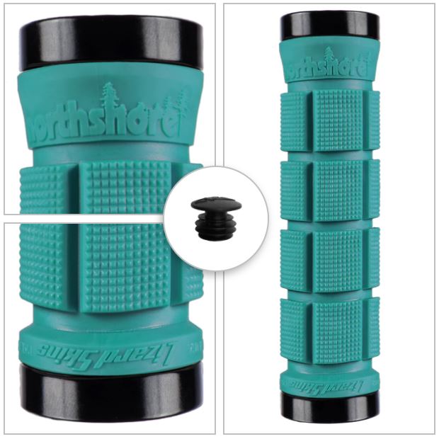 teall Lizard Skins Krmilni Ročaj Dual Lock-On Northshore  - Teal - slika 1