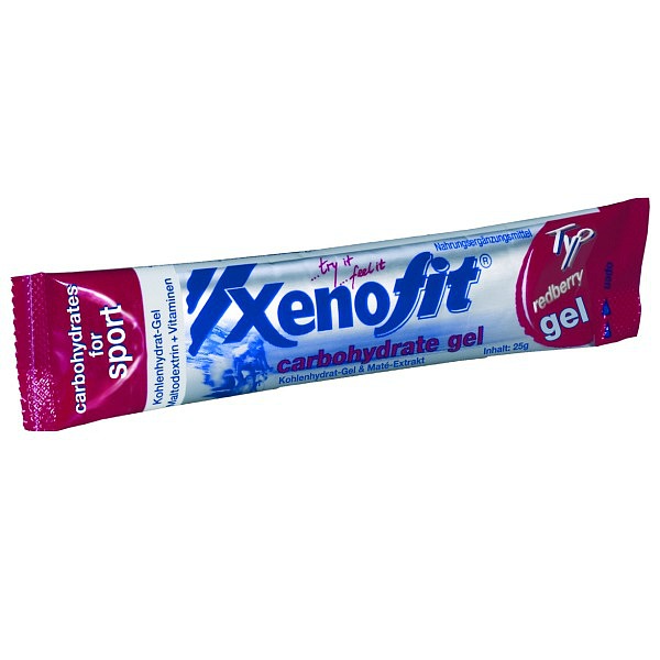 xenofitcarbohydrategelredberry4 XENOFIT Carbohydrate gel malina 1 kom - slika 1