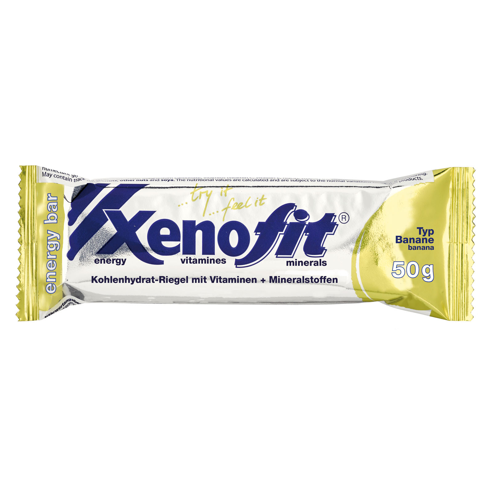 xenofitenergybarbanane Xenofit Carbohydrate bar Banana 50 g - slika 1