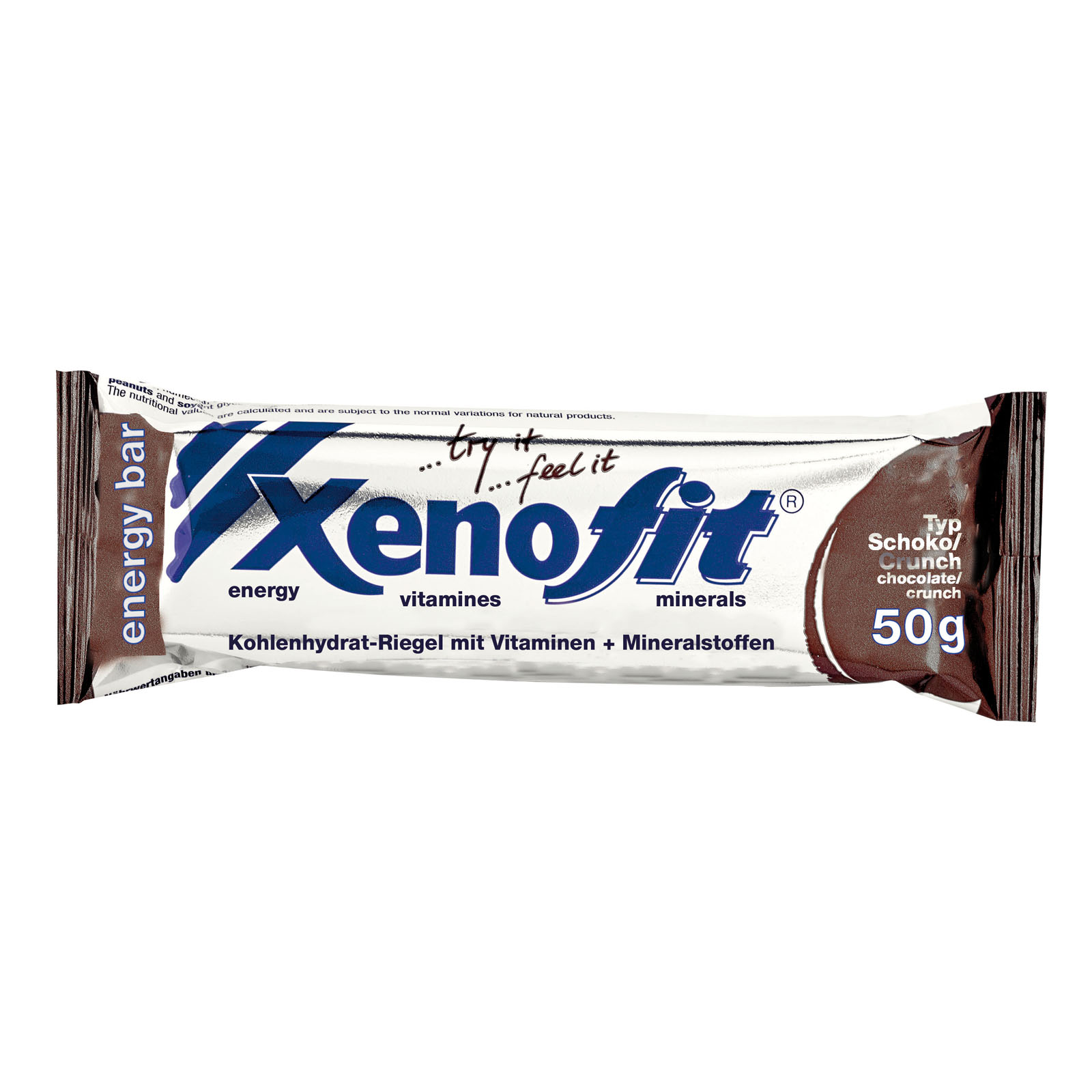 xenofitenergybarschoko-crunch Xenofit Carbohydrate bar Schoko/Crunch 50 g - slika 1