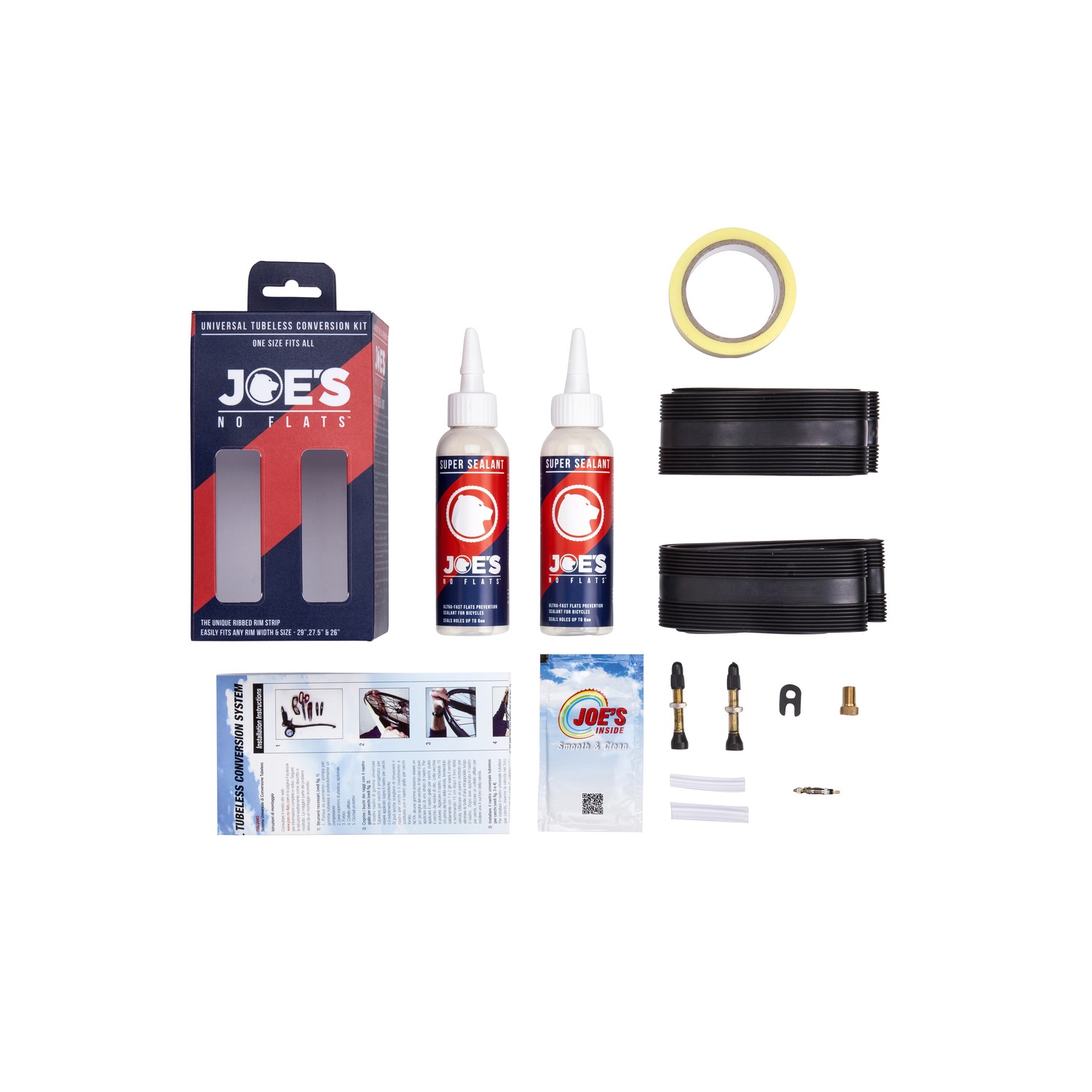 zoom599prdimage1 No Flats Komplet Universal Tubeless Conversion Kit - Super Sealant - slika 1