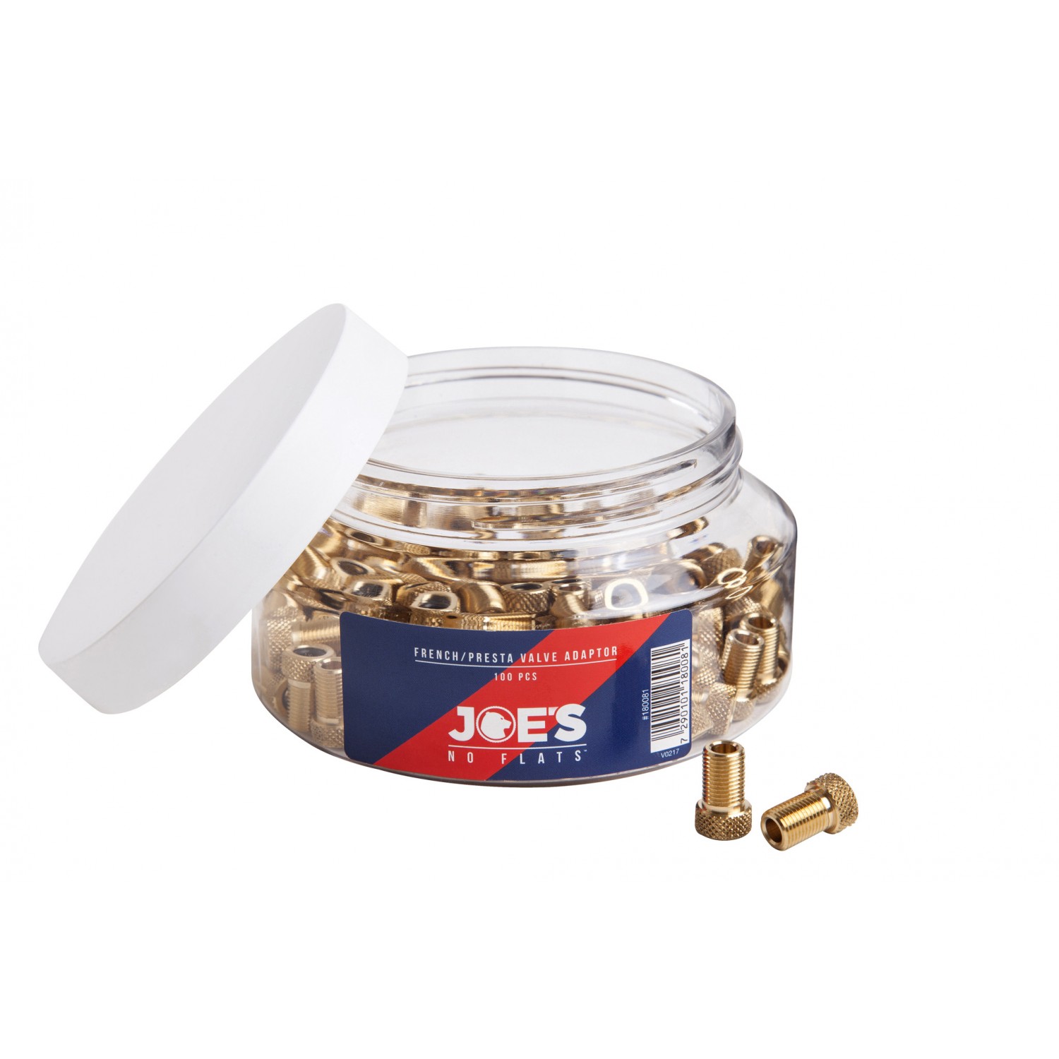 zoom768prdimage12 No Flats nastavek za presta (francoski ventil) Presta valve adaptor 100 kos - slika 1