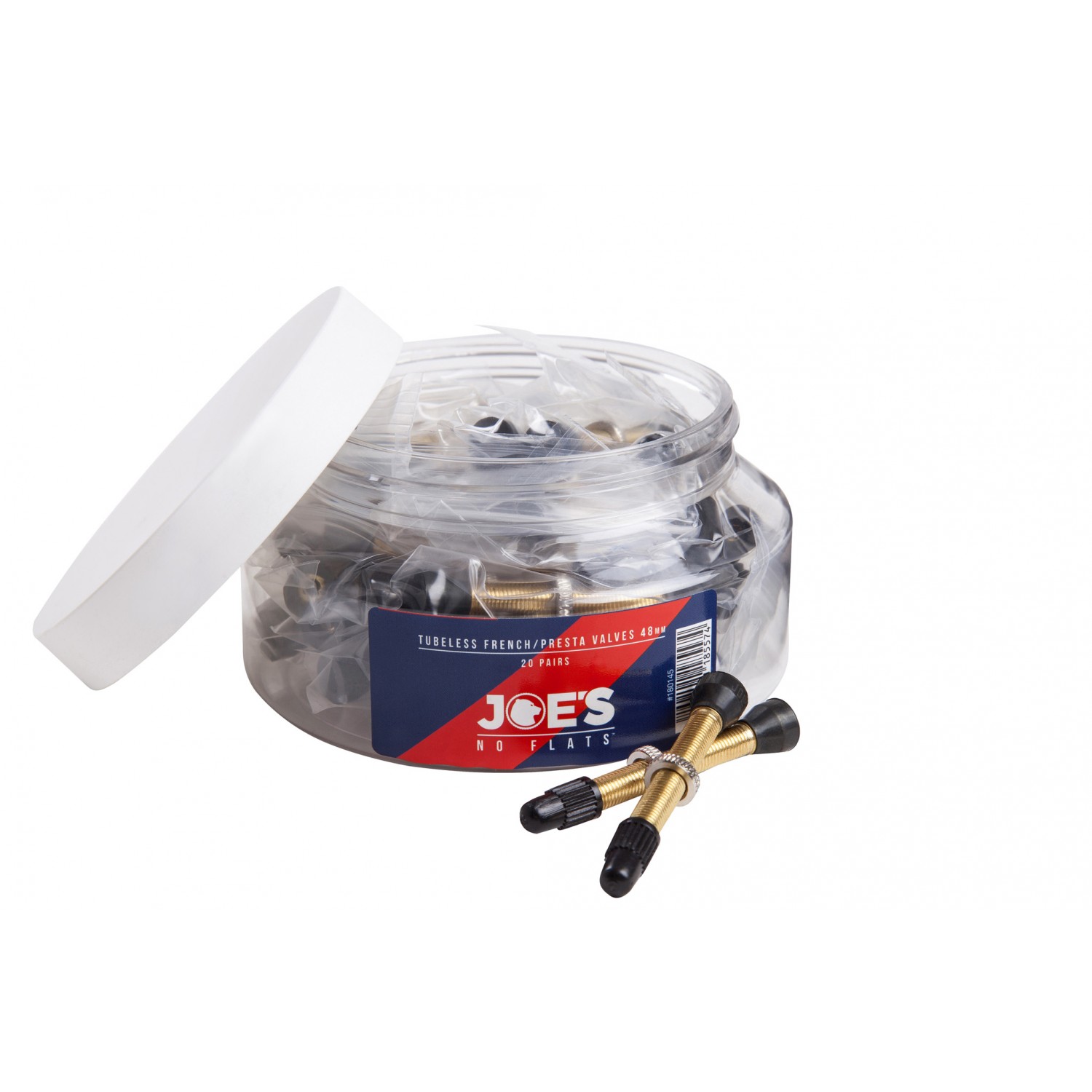 zoom768prdimage4 No Flats Joe's Tubeless French Presta Valves 40 mm (20 parov) - slika 1