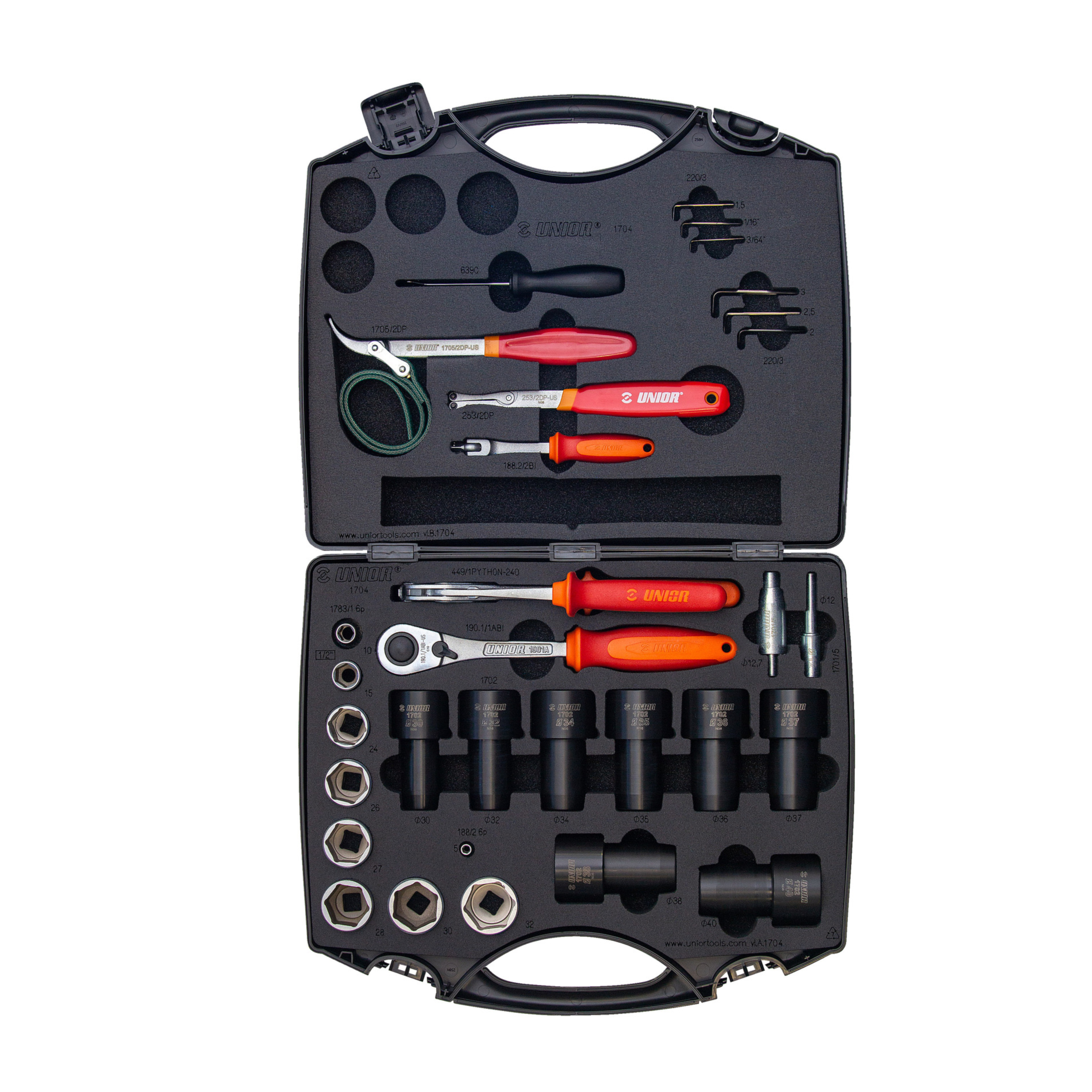 1704-us628959image1024 Unior Set Za Servisiranje Vzmetenja - slika 1