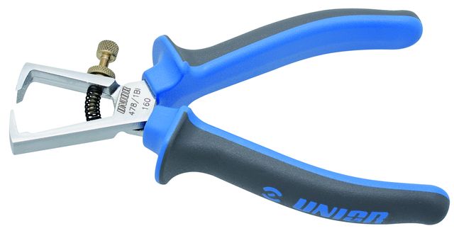 17315-27561-uniorwirestrippingpliers478-1bi160 UNIOR Klešče za snemanje izolacije - 160 - slika 1
