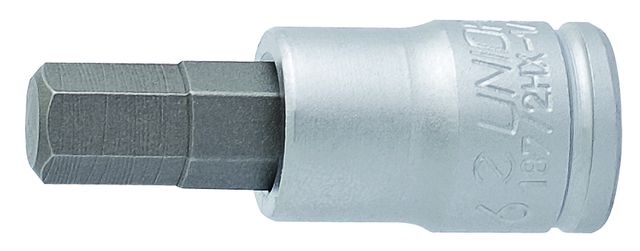 607898, 607899, 607900, 607901, 607902 UNIOR Nastavek vijačni 1/4, inbus - 3 - slika 1