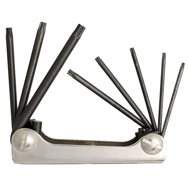 220/7txmh, 610987 UNIOR Garnitura inbus ključev s TX profilom in luknjo v sklopljivem držalu - slika 1