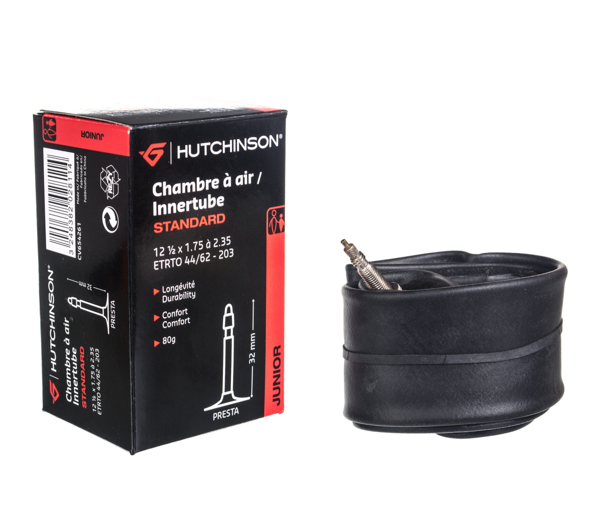 5950c6c9582051 Hutchinson Zračnica 12 1/2x1.75-2.35 presta ventil - slika 1