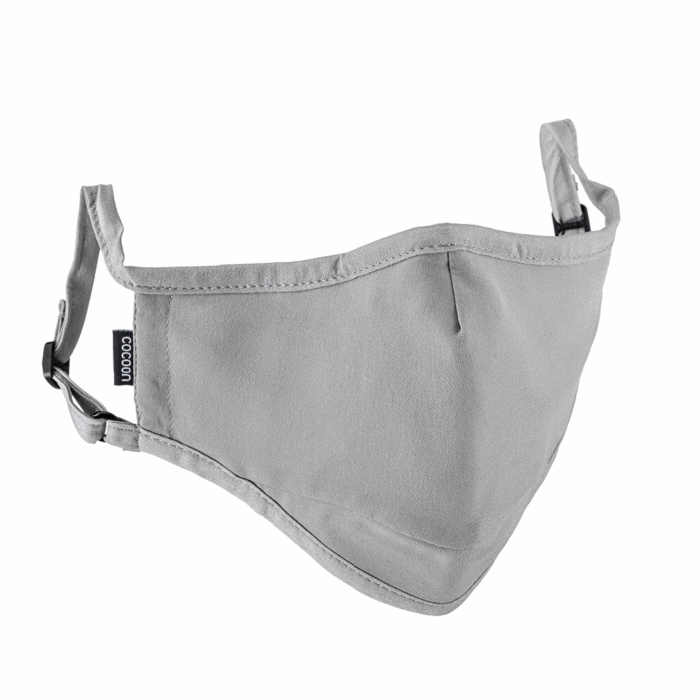 Coccon Maska Za Obraz Silk Face Mask - Sand / Grey, S/M - slika 1