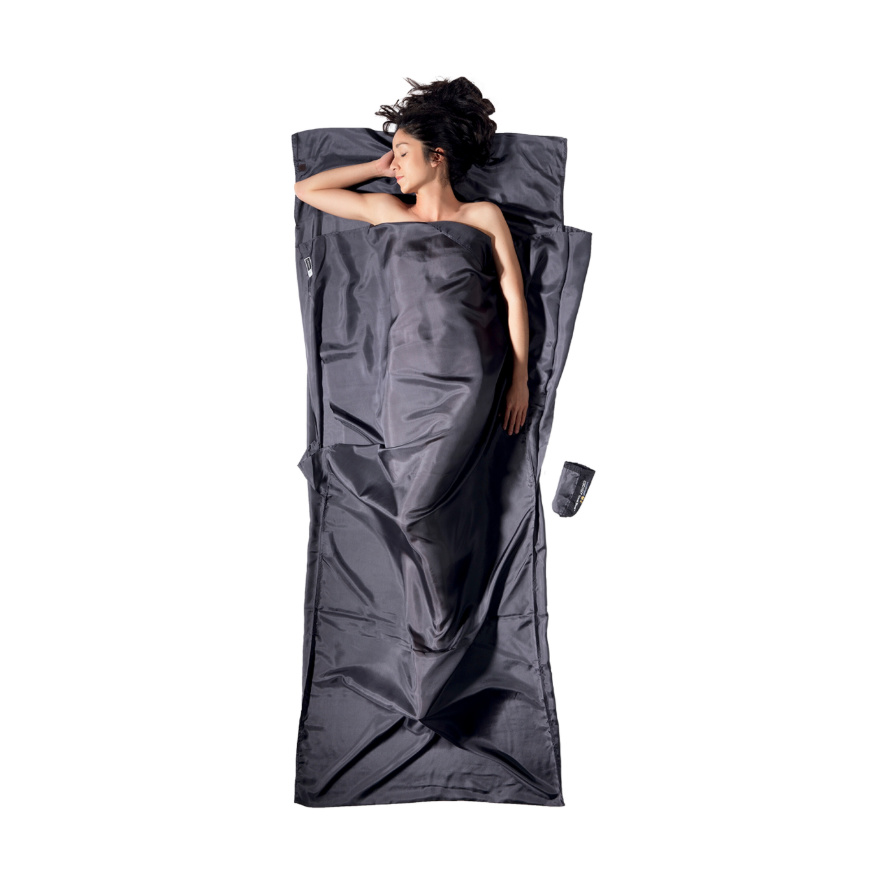 posnetek-zaslona-2025-02-28-184136 Cocoon Spalna Rjuha TravelSheet Silk Z Zaščito Proti Žuželkam - Siva - slika 1