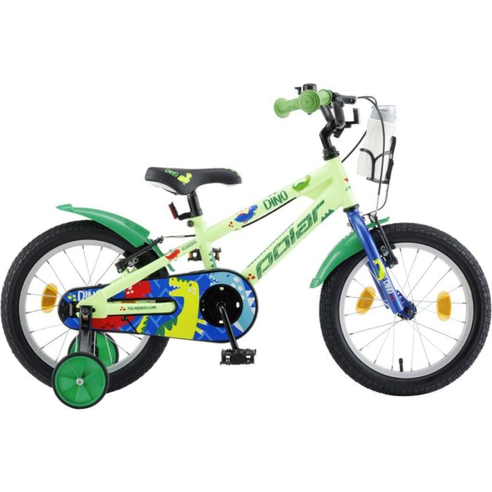 B162S0124-Dino-green Kolo Polar JR 16 Dino - slika 1